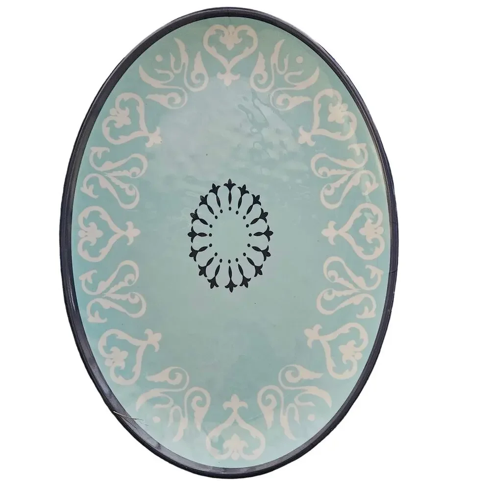 Set of Two Decorative Serving Platters